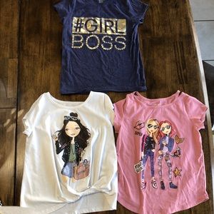 4 Girls 7/8 children’s place shirts